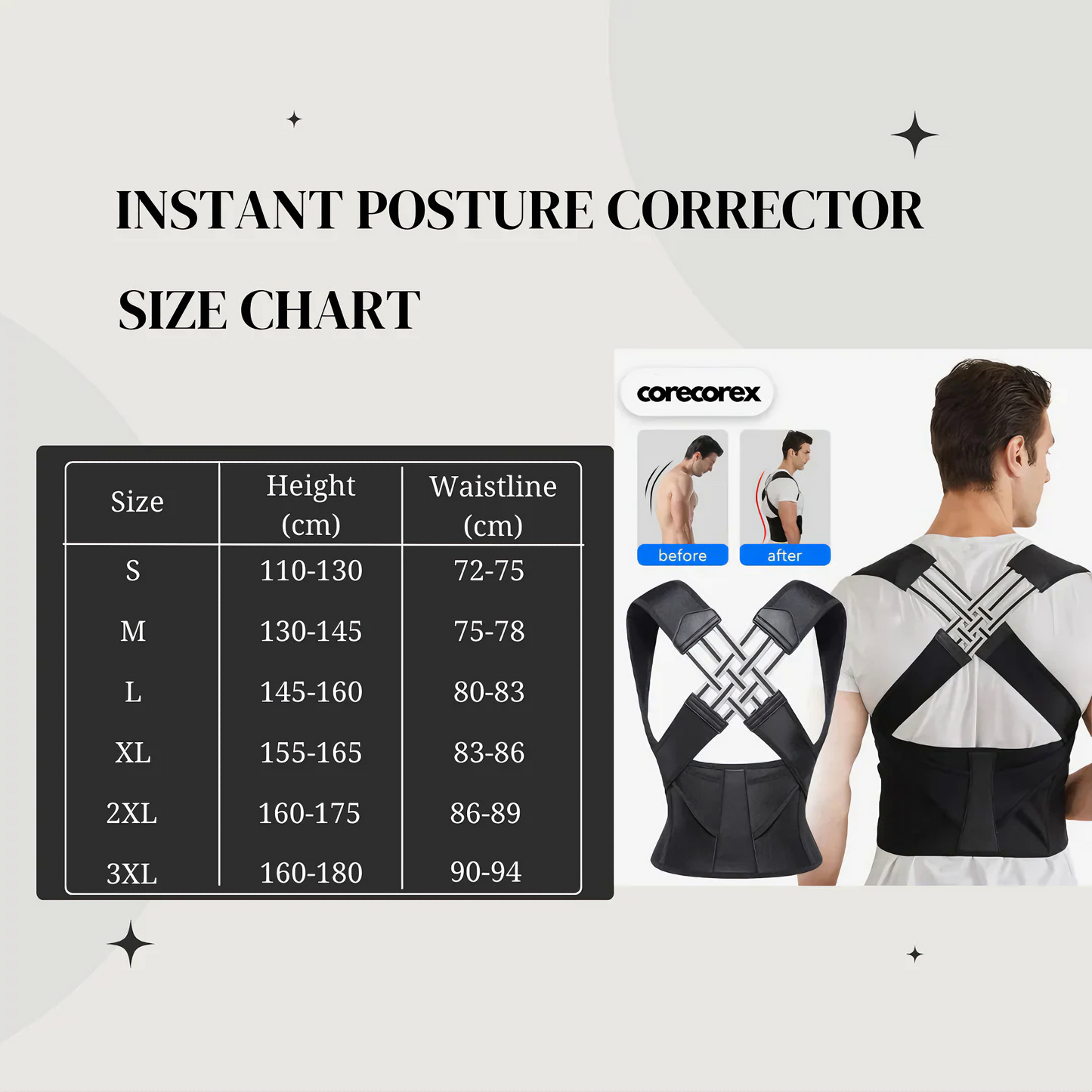 Instant Posture Corrector   مصحح وضعية فوري