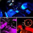 Led Light Strip,RGB-LED Glow Car Interior Lamp Under Dash Footwell Seats Inside Lighting