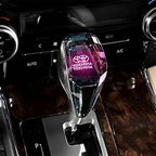 CRYSTAL CAR GEAR SHIFT KNOB WITH LED