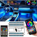 Led Light Strip,RGB-LED Glow Car Interior Lamp Under Dash Footwell Seats Inside Lighting